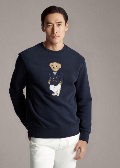 Men's Ralph Lauren Polo Bear Fleece Sweatshirt | 743218WCV